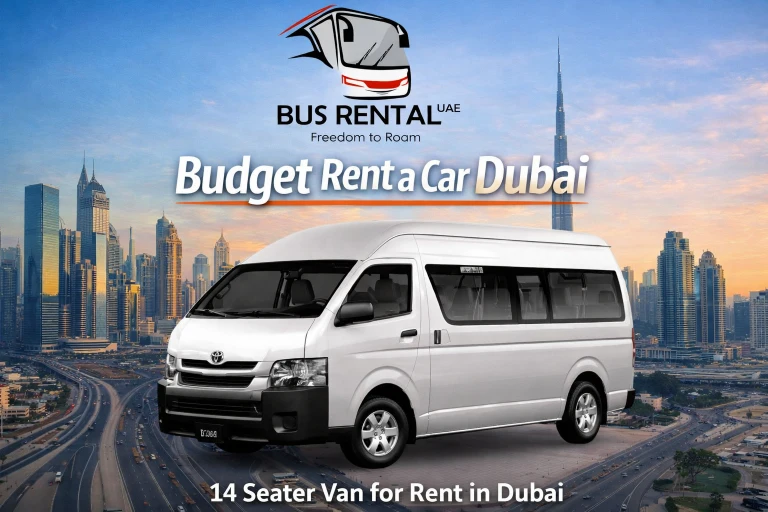 14 seater van for rent in Dubai